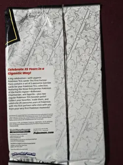 Pokemon TCG Kanto First Partner Pack 25th Anniversary Train On Jumbo Cards - Image 2