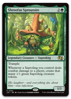 Shroofus Sproutsire (Anime) #54 (NM) Foundations Jumpstart J25 Magic MTG - Image 1