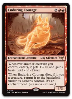 Enduring Courage #133 (NM) Duskmourn DSK Magic MTG - Image 1