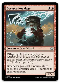 Coruscation Mage #131 (NM) Bloomburrow BLB Magic MTG - Image 1