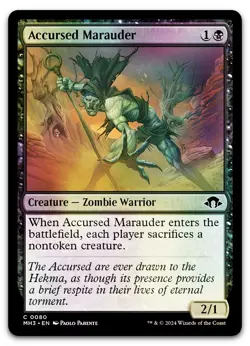 Accursed Marauder #80 (Foil) (NM) Modern Horizons 3 MH3 Magic MTG - Image 1
