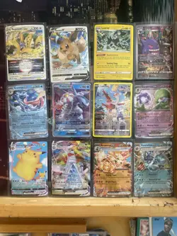 Pokemon Card Lot 12 V VSTAR VMAX EX GX Holo Eevee Gengar Gyarados Pikachu - Image 1