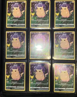 pokemon pikachu 005/025 celebrations full art (9 Card Lot) - Image 1