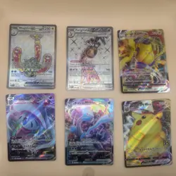 Pokemon Card Bundle Lot 10+ V VMAX EX Full Art Inc Pikachu VMAX JP & English - Image 1