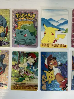 Nintendo Pokemon Pocket Monsters Vintage 2000 Holofoil 10 Card Lot Pikachu - Image 3