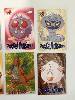 Vintage Pokemon Pocket Monsters Cards- 10 Card Lot Holofoil Sticker Pikachu - Image 4