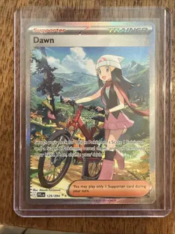 Pokemon Dawn 129/94 SIR 2025 TCG Phantasmal Flames English Card NM - Image 1