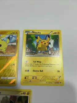 Pokemon TCG Pikachu Pichu 7 Card Bundle NM - Image 5
