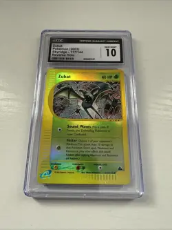 2003 Pokemon Skyridge Zubat Reverse Holo #117 CGC Gem Mint 10 - Image 2