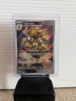 Pokemon Alakazam TCG MEP 009 Mega Evolution Black Star Promo - Image 1