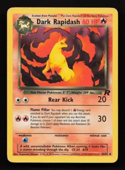 Pokemon TCG Dark Rapidash Team Rocket 44/82 Regular MP (B) - Image 1
