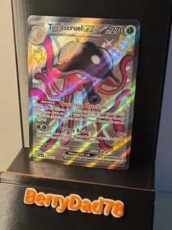 Toedscruel EX 213/091 Paldean Fates Holo Pokemon TCG NM - Image 1