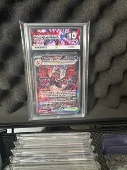 Pokemon TCG Charizard EX 234/091 Paldean Fates SIR Ace 10 Gem Mint - Image 1