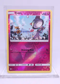 Pokemon Ralts Burning Shadows 91/147 Reverse Holo Common - Image 1