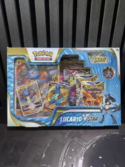 Pokemon TCG Lucario V Star Premium Collection Box New & Sealed Uk - Image 1