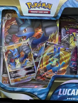 Pokemon TCG Lucario V Star Premium Collection Box New & Sealed Uk - Image 3