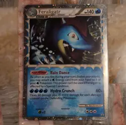 Pokemon Feraligatr Prime HGSS07 Promo Stage 2 140 HP Hydro Crunch Holo - Image 1
