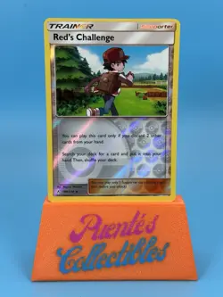 Red's Challenge 184/214 Unbroken Bonds Reverse Holo NM Pokemon TCG - Image 1