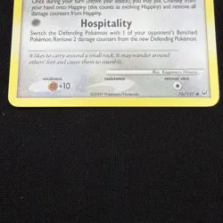 2009 Happiny 76/127 Pokemon Platinum Regular Near Mint - Image 3