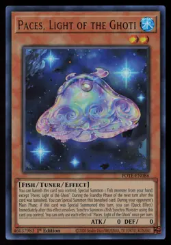 Yugioh Paces, Light of the Ghoti POTE-EN086 1st Edition Ultra Rare NM - Image 1