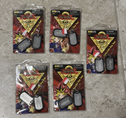 2002 Yu-Gi-Oh! Collectible Dog Tag EXODIA, SAGGI, DARK MAGICIAN, SUMMONED SKULL - Image 1