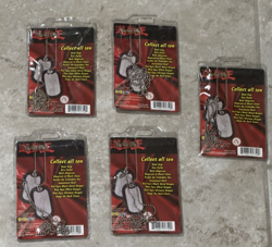 2002 Yu-Gi-Oh! Collectible Dog Tag EXODIA, SAGGI, DARK MAGICIAN, SUMMONED SKULL - Image 2