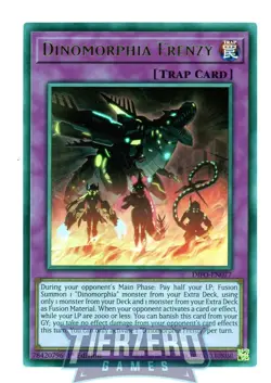 Yugioh Dinomorphia Frenzy DIFO-EN077 Ultra Rare 1st Edition Near Mint - Image 1