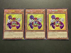 3x Time Wizard | MZMU-EN060 | Secret Rare | CHIBI HOLO BLEED! | NM | YuGiOh! - Image 1