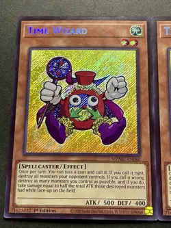 3x Time Wizard | MZMU-EN060 | Secret Rare | CHIBI HOLO BLEED! | NM | YuGiOh! - Image 3