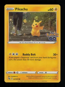 Pikachu - (Cosmos Holo) Promo Miscellaneous Cards & Products 027/078 LP - Image 1