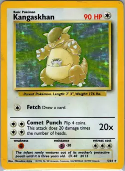 Kangaskhan 5/64 Holo Jungle - Pokemon Card - LP - Image 1