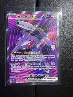 Pokemon Genesect EX TCG Black Bolt Card 161/086 - Image 1
