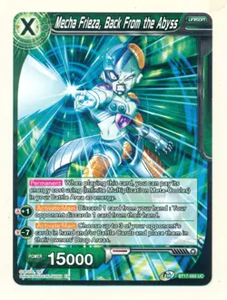 Dragon Ball Super Card Game Mecha Frieza, Back From the Abys BT17-065 UC NM SV2. - Image 1