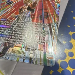 Bandai Dragon Ball Super Card Game Gogeta Evolve SCR Foil Card FB09-122 Alt Art - Image 3