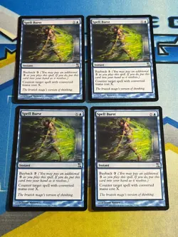 Magic the Gathering MTG Time Spiral SPELL BURST x4 - Image 1