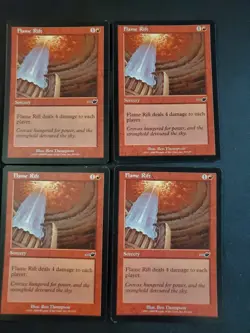 4x Nemesis Flame Rift #80 NM Magic The Gathering MTG Tcg Playset X4 4 See Pics - Image 3