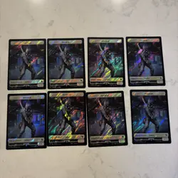 Magic the Gathering MTG Soldier / Rebel Double Sided Token Lot Of 8 Surge Foil - Image 1
