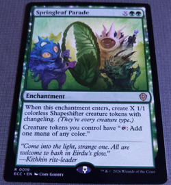 MTG Springleaf Parade NM – Commander Lorwyn Eclipsed | Token Mana Enchantment - Image 2