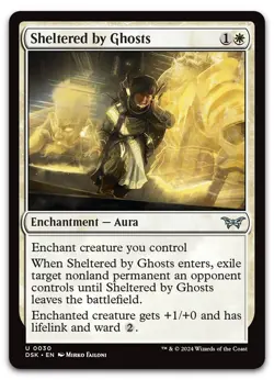 Sheltered by Ghosts #30 (NM) Duskmourn DSK Magic MTG - Image 1