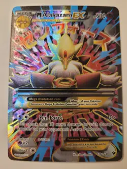 M Alakazam EX (Full Art) 118/124 Pokemon XY-Fates Collide NM - Image 1