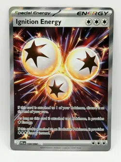 Ignition Energy 124/094 Phantasmal Flames NM Ultra Rare Holo Pokemon TCG - Image 1