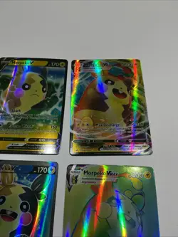 Pokemon TCG Morpeko V & VMAX Shining Fates Holo Ultra Rare - Image 4