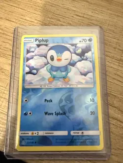 Pokemon TCG Piplup Reverse Holo English Card 32/156 Sm-Ultra Prism - Image 4