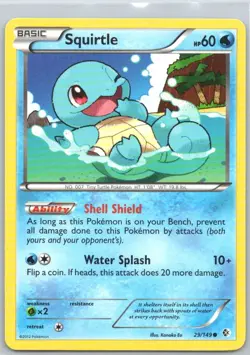 Squirtle 29/149 Common Boundaries Crossed Pokemon NM - Image 1
