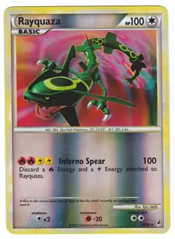 POKEMON • Rayquaza REVERSE HOLO CARD • CALL OF LEGENDS 20/95 NM - Image 1