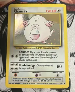 1999 Pokemon Base Set Chansey (Holo) Lightly Played No.3 - Image 1