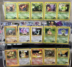 LP-/LP(Unlimited)COMPLETE Pokemon GYM HEROES 89-Card UNCOMMON/COMMON Minus #116 - Image 1