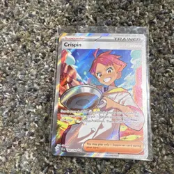 Pokemon TCG Crispin Full Art Secret Rare Holo 164/142 Sv07: Stellar Crown - Image 1