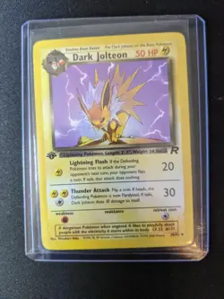Pokemon Dark Jolteon 1st Edition Non-Holo SEE PHOTOS - Image 1