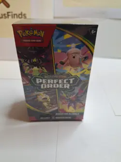 Pokemon TCG: Mega Evolution-Perfect Order Booster Bundle (6 Packs) New Sealed - Image 1